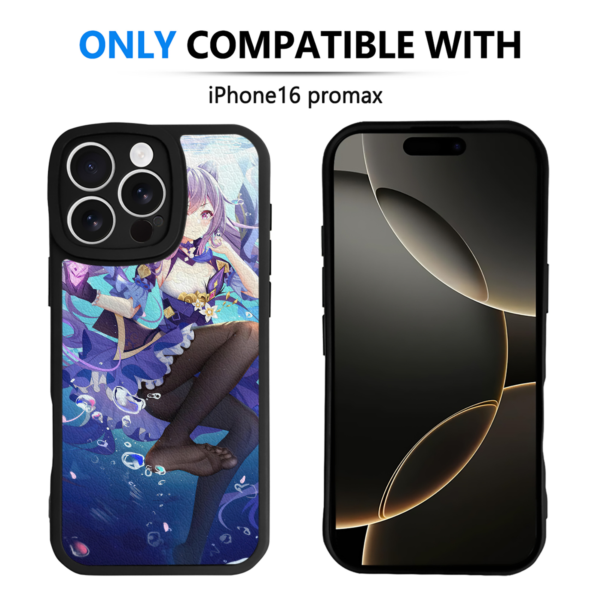 げんし神 genshin 【iPhone 16シリーズ対応】シリコンスマホケース（レザー調） 材質：シリコン